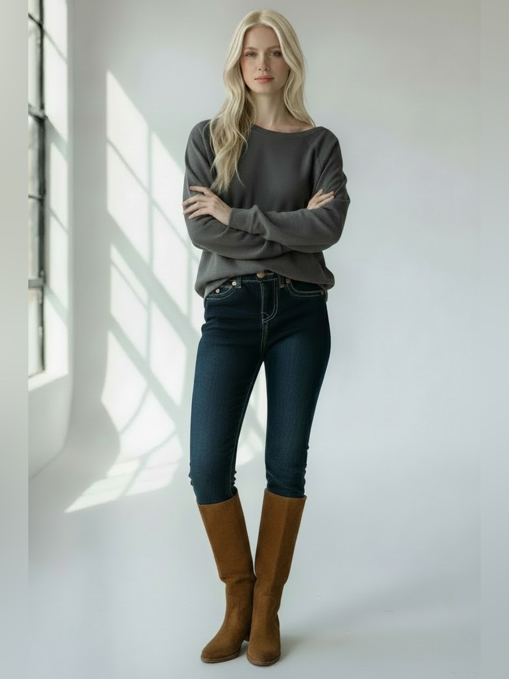 True Religion Halle High Rise Super Skinny Jeans - Size 26